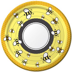 Bumble Bee Paper Plates
