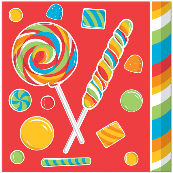Sugar Buzz Candy Party Paper Napkins