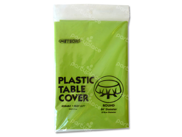 Lime Green Table Cloth - Round