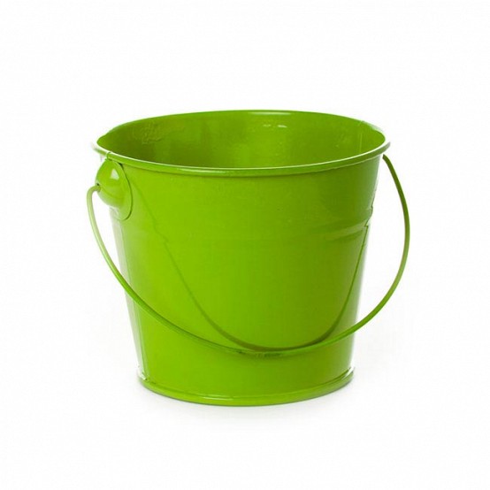 Lime Tin Bucket / Pail
