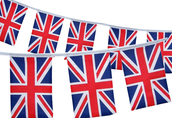 British Party Union Jack  Rectangular Flag Bunting