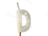 candle letter D