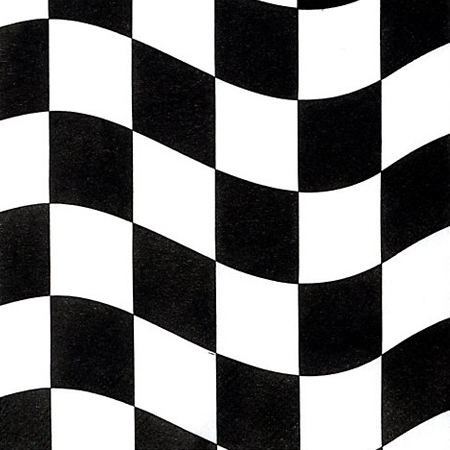 Racing Chequered Party Paper Napkins
