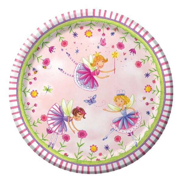 Garden Fairy Party Paper Plates
