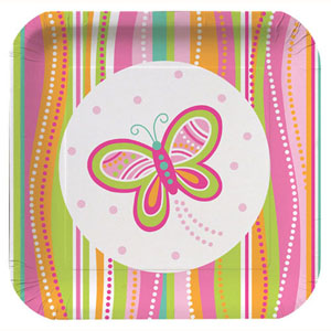 Mod Butterfly Party Medium Paper Plates