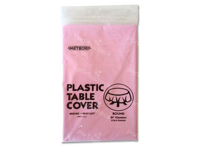 Baby Pink Table Cloth - Round