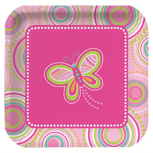 Mod Butterfly Party Large Paper Plates