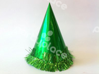 Green Party Hat Tinsel